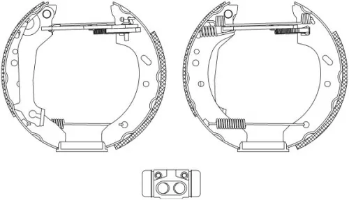 1x Brake Shoe Set