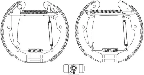 1x Brake Shoe Set