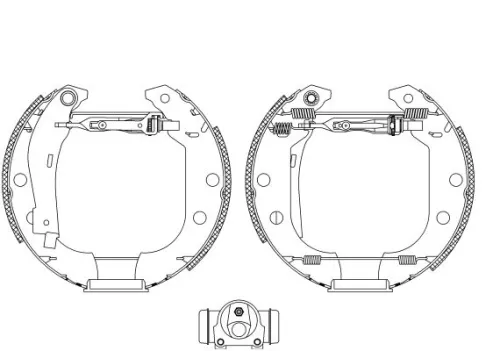 1x Brake Shoe Set