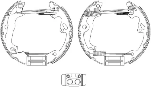 1x Brake Shoe Set