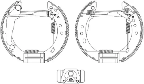 MINTEX MINTEX MSP189 1x Brake Shoe Set 