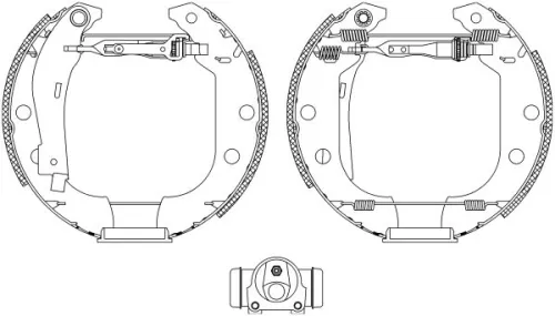 MINTEX MINTEX MSP194 1x Brake Shoe Set 