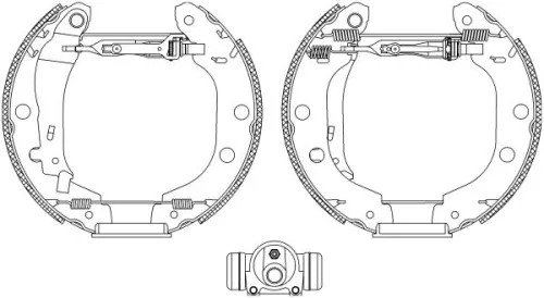 1x Brake Shoe Set