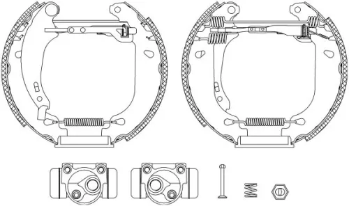 1x Brake Shoe Set