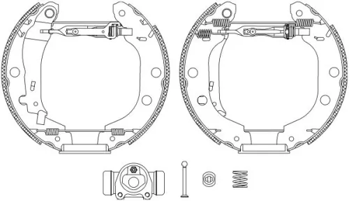 1x Brake Shoe Set