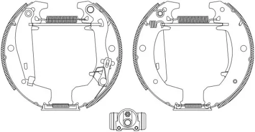 1x Brake Shoe Set