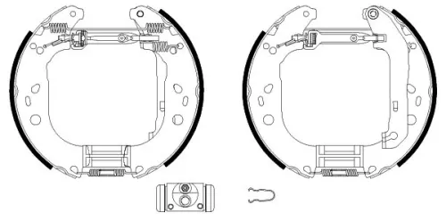 1x Brake Shoe Set