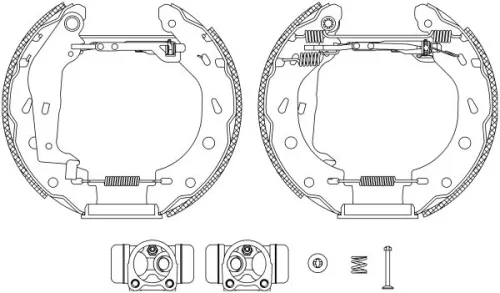 1x Brake Shoe Set