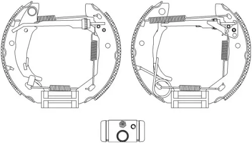 1x Brake Shoe Set