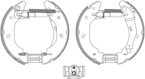 1x Brake Shoe Set