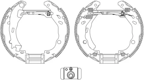 1x Brake Shoe Set