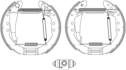 1x Brake Shoe Set