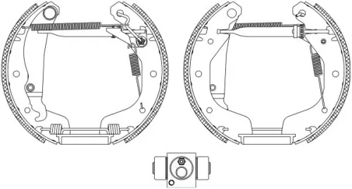 1x Brake Shoe Set