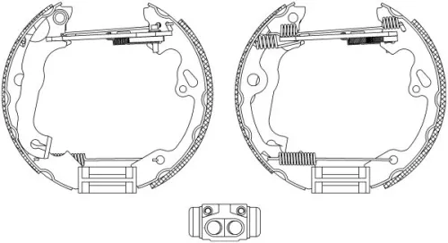 1x Brake Shoe Set