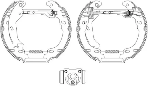 1x Brake Shoe Set