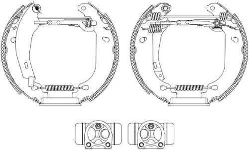 1x Brake Shoe Set