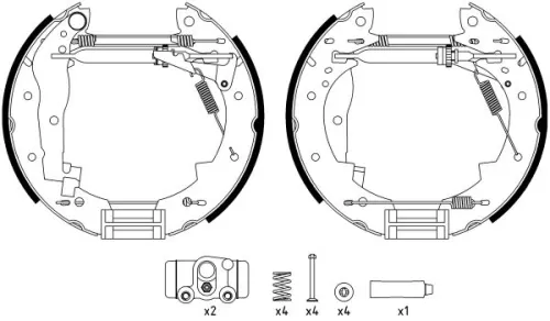 MINTEX MINTEX MSP312 1x Brake Shoe Set 