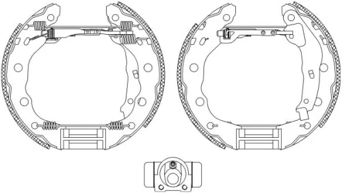 1x Brake Shoe Set