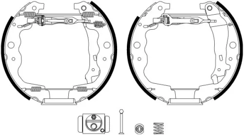 1x Brake Shoe Set