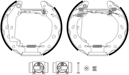 1x Brake Shoe Set
