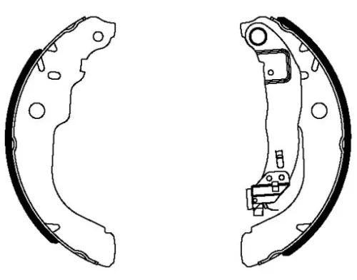 MINTEX MINTEX MSP410 1x Brake Shoe Set 