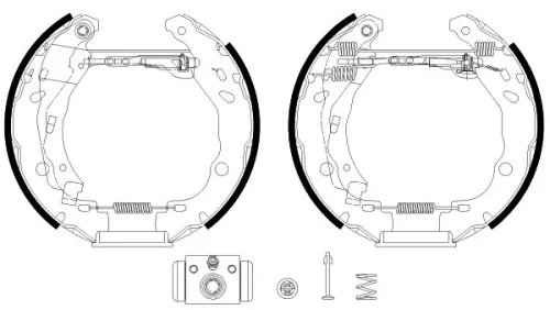 1x Brake Shoe Set