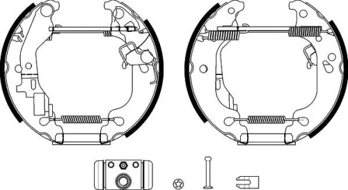 1x Brake Shoe Set