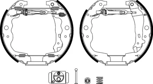 1x Brake Shoe Set