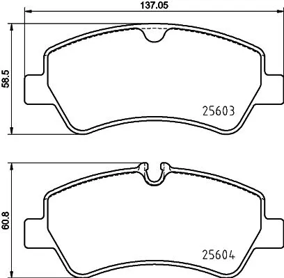 MINTEX MINTEX (MDB3912) 1x  MINTEX Brake Pad Set 