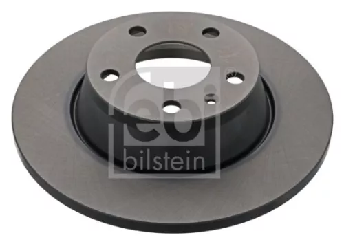 2x Febi Rear Solid Brake Disc For Audi Tt