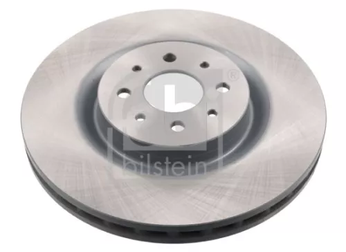 2x Febi Front Internally Vented Brake Disc For Alfa Romeo Mito