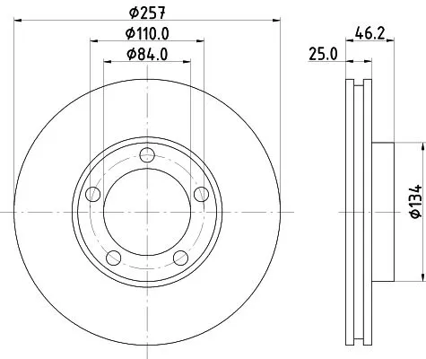 MINTEX MINTEX MDC1072 1x MINTEX MDC1072 Brake Disc 