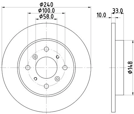 MINTEX MINTEX MDC1297 1x MINTEX MDC1297 Brake Disc 
