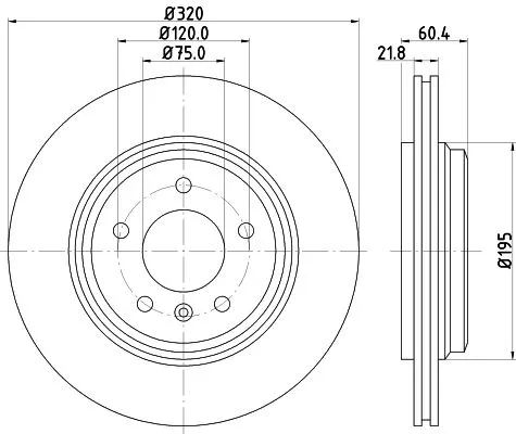 MINTEX MINTEX (MDC1404) 1x  MINTEX Brake Disc 
