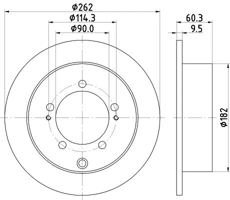MINTEX MINTEX MDC1448 1x MINTEX MDC1448 Brake Disc 