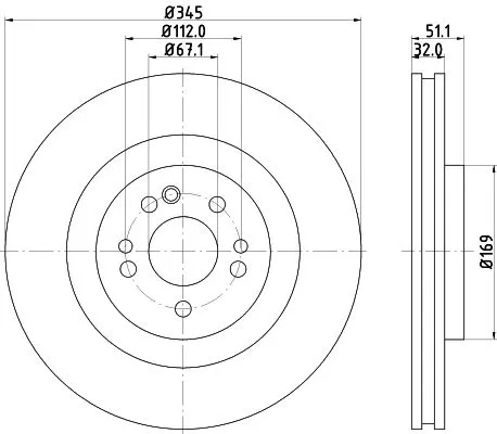 MINTEX MINTEX MDC1467 1x MINTEX MDC1467 Brake Disc 