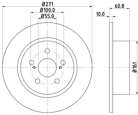 MINTEX MINTEX MDC1713 1x MINTEX MDC1713 Brake Disc 