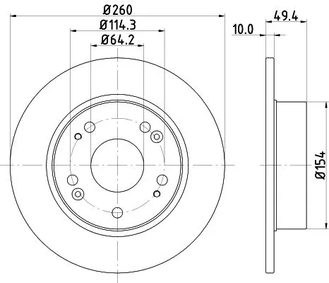 MINTEX MINTEX MDC1721C 1x MINTEX MDC1721C Brake Disc 