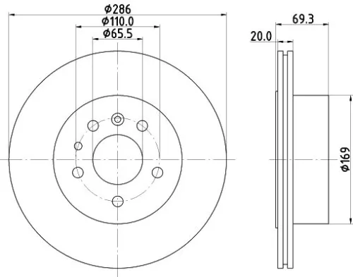 MINTEX MINTEX MDC1747 1x MINTEX MDC1747 Brake Disc 