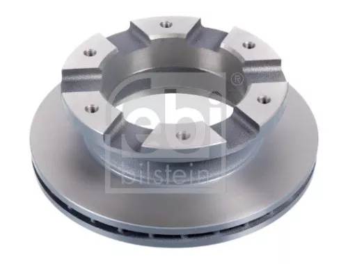 2x Febi Rear Internally Vented Brake Disc