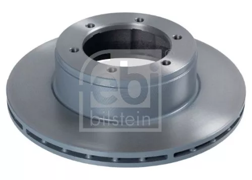 2x Febi Front Internally Vented Brake Disc