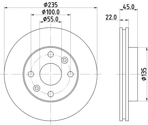 MINTEX MINTEX MDC1793 1x MINTEX MDC1793 Brake Disc 