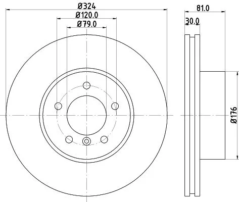 MINTEX MINTEX MDC1795 1x MINTEX MDC1795 Brake Disc 