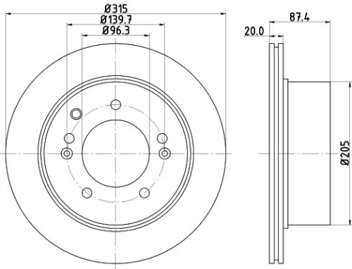 MINTEX MINTEX (MDC1798) 1x  MINTEX Brake Disc 