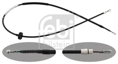 FEBI BILSTEIN FEBI BILSTEIN 48304 Febi Rear Left HandBrake Cable For Audi Seat A4 Exeo 