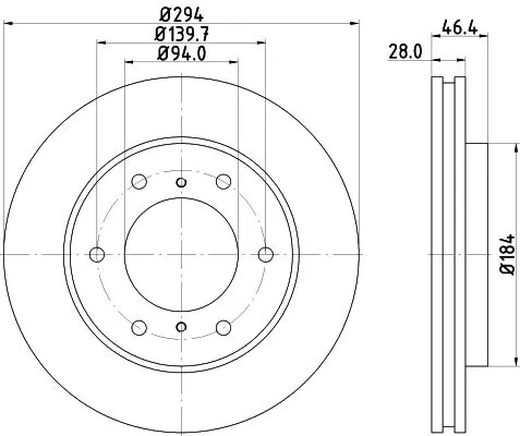 MINTEX MINTEX MDC1960 1x MINTEX MDC1960 Brake Disc 
