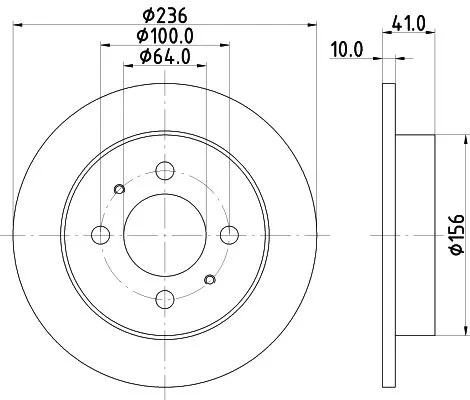 MINTEX MINTEX MDC1983 1x MINTEX MDC1983 Brake Disc 