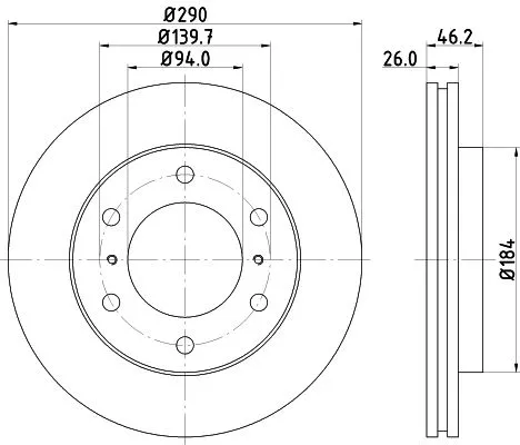 MINTEX MINTEX MDC2040 1x MINTEX MDC2040 Brake Disc 