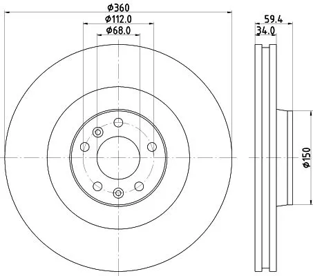 MINTEX MINTEX MDC2069 1x MINTEX MDC2069 Brake Disc 