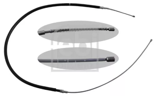 FEBI BILSTEIN FEBI BILSTEIN 49623 Febi Rear Left Or Right HandBrake Cable For Seat Skoda Vw Co 